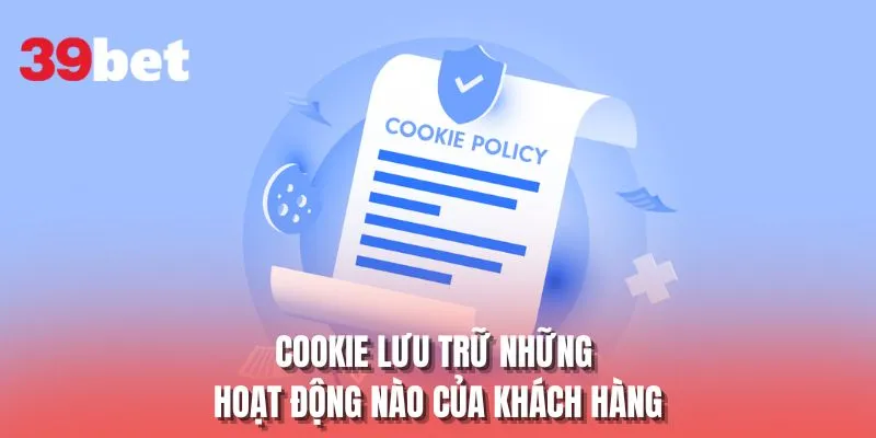Cookie lưu trữ những hoạt động nào của khách hàng